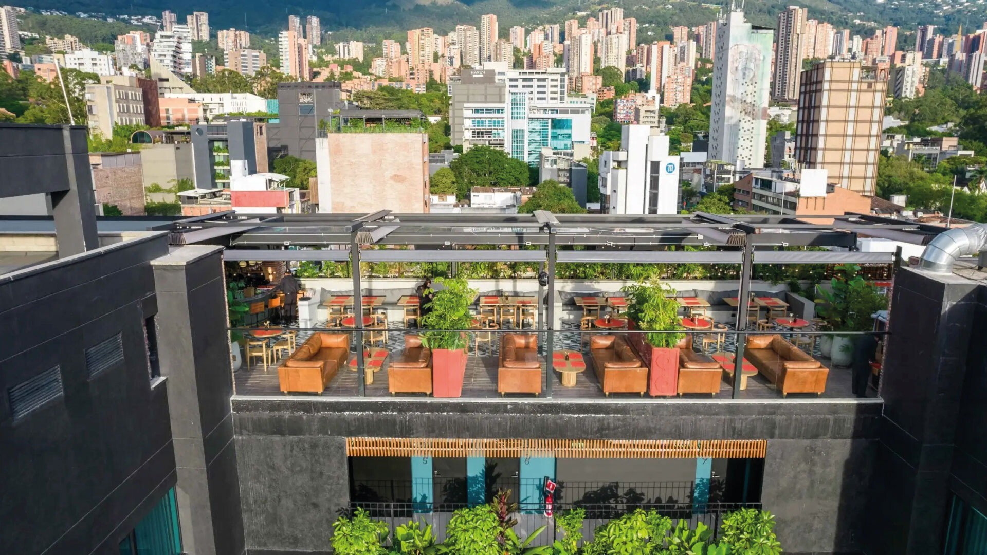 Interior de Inzolente Rooftop