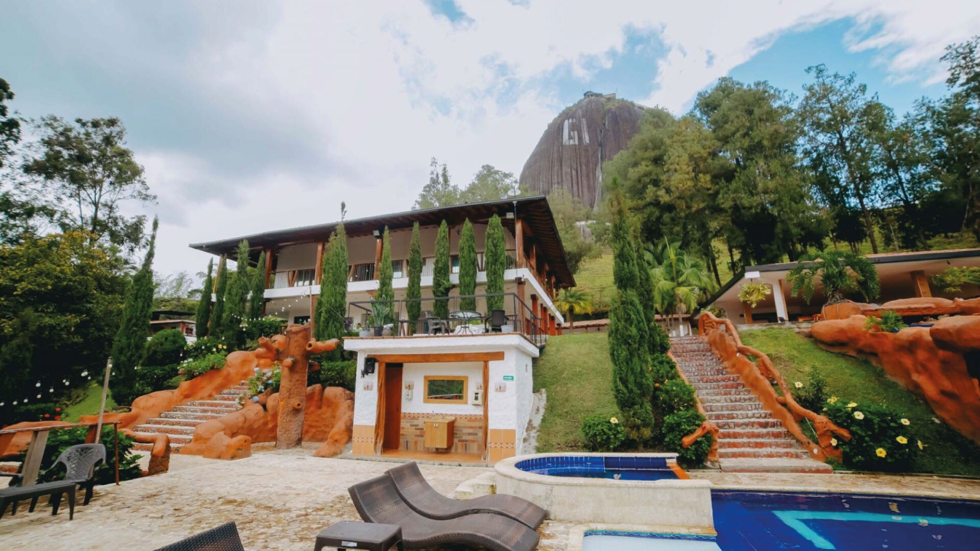 Interior de Hotel Mansión Guatapé